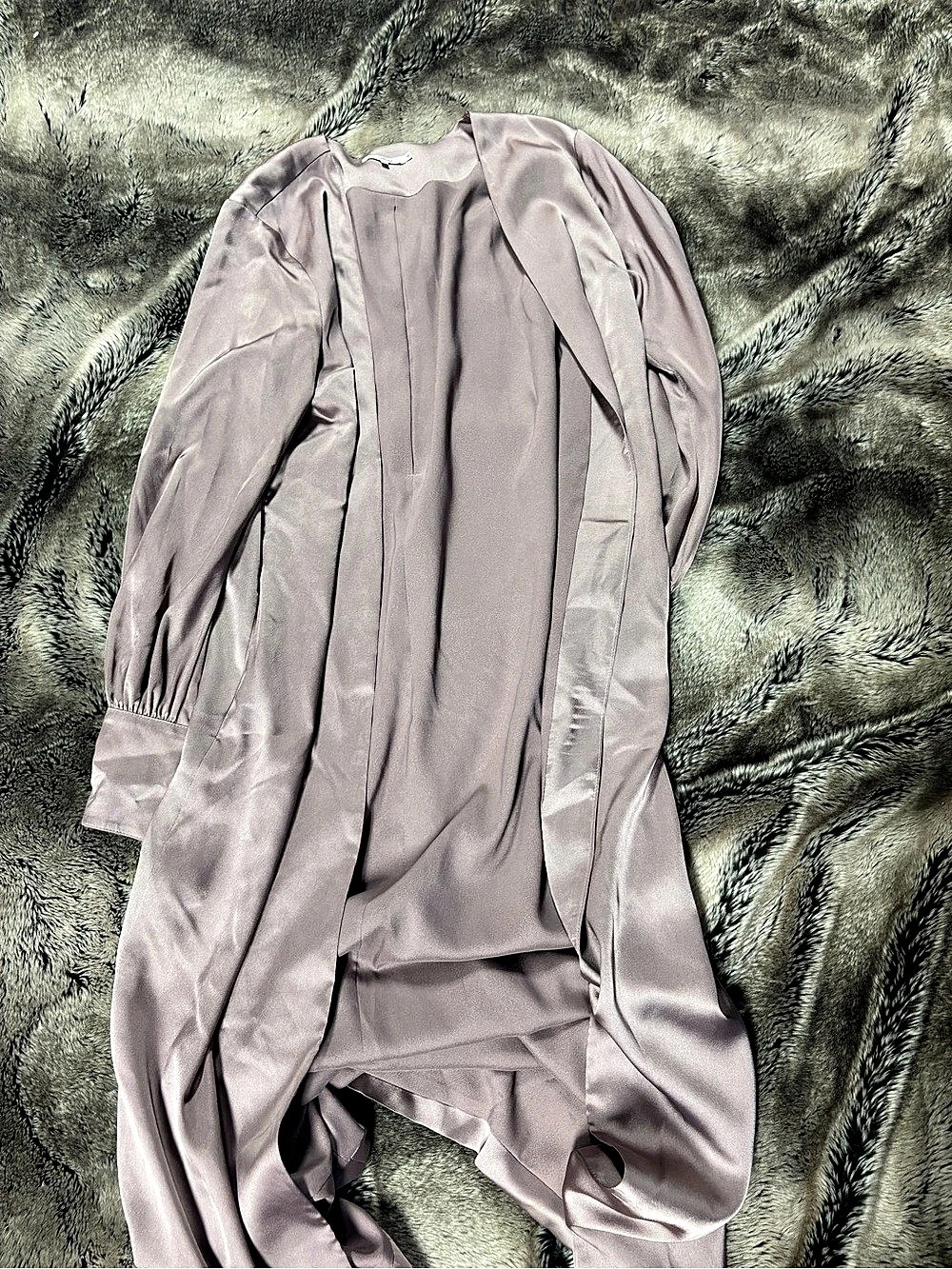 Tularosa Long Sleeve Cardigan/ Dress in Purple Size Small Like New